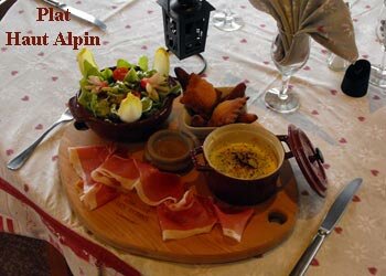 Le plat haut alpin